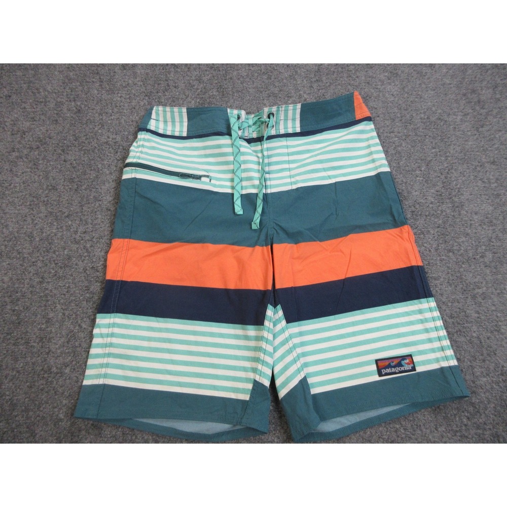 Patagonia Board‎ Shorts Mens 30 Multicolor Striped Surf Swim Trunks STY86543